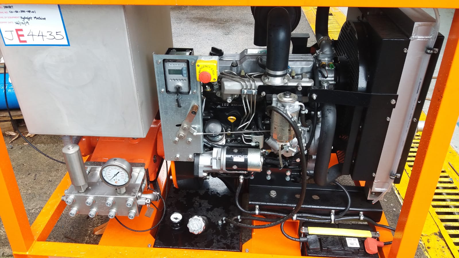 portable high pressure water blasters machine